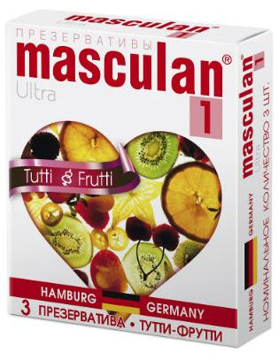 Презервативы Masculan Ultra Тутти-фрутти 3 шт.
