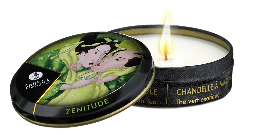Массажное арома-масло в виде свечи Exotic Green Tea 30 гр