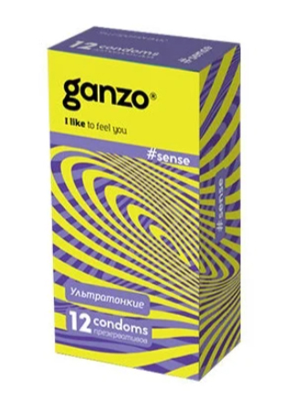 Презервативы Ganzo Thin особо тонкие 12 шт.