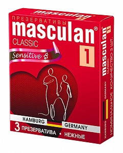 Презервативы Masculan Classic нежные 3 шт.