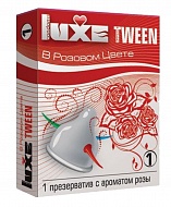 Презерватив Luxe Tween с ароматом розы 1 шт.