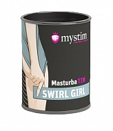 Компактный мастурбатор Mystim MasturbaTIN Swirl Girl Waves