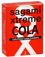 Презервативы Sagami №3 Xtreme Cola 0,04 мм